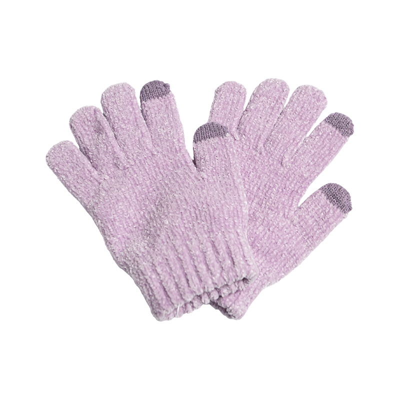 Handschoenen van wafel-chenille voor kinderen