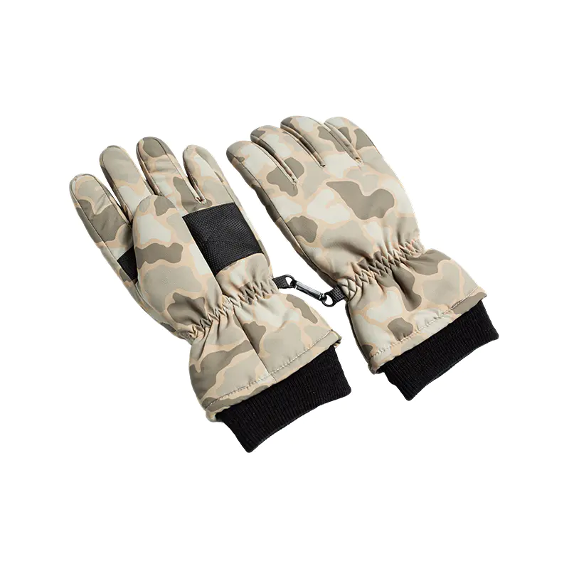 Camo-skihandschoenen voor kinderen